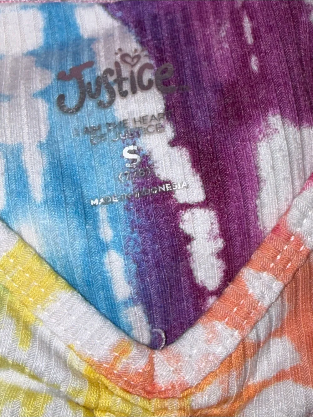 Justice Girls Tie Dye T-shirt